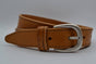 35mm cognac gestikte italiaans volnerf lederen riem