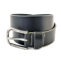 Zwarte 4cm brede Cowboysbelt riem.