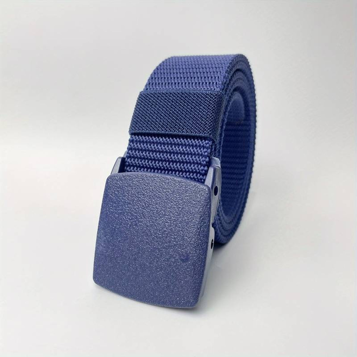 Blauwe metaalvrije koppelriem van Nylon. 