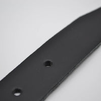 split lederen zwarte kinder riem