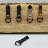 Sleutelplankje inclusief 4 echt lederen sleutelhangers