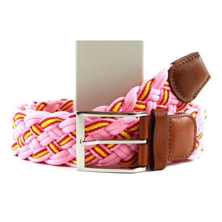 Roze nette gevlochten riem.