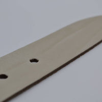 4cm ecru split lederen riem.