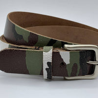 Camouflage kinderriem 3cm breed.
