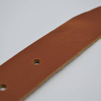 split lederen 35 mm cognac casual riem