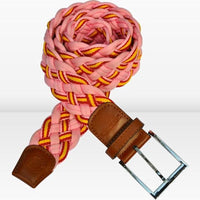 Roze nette gevlochten riem.