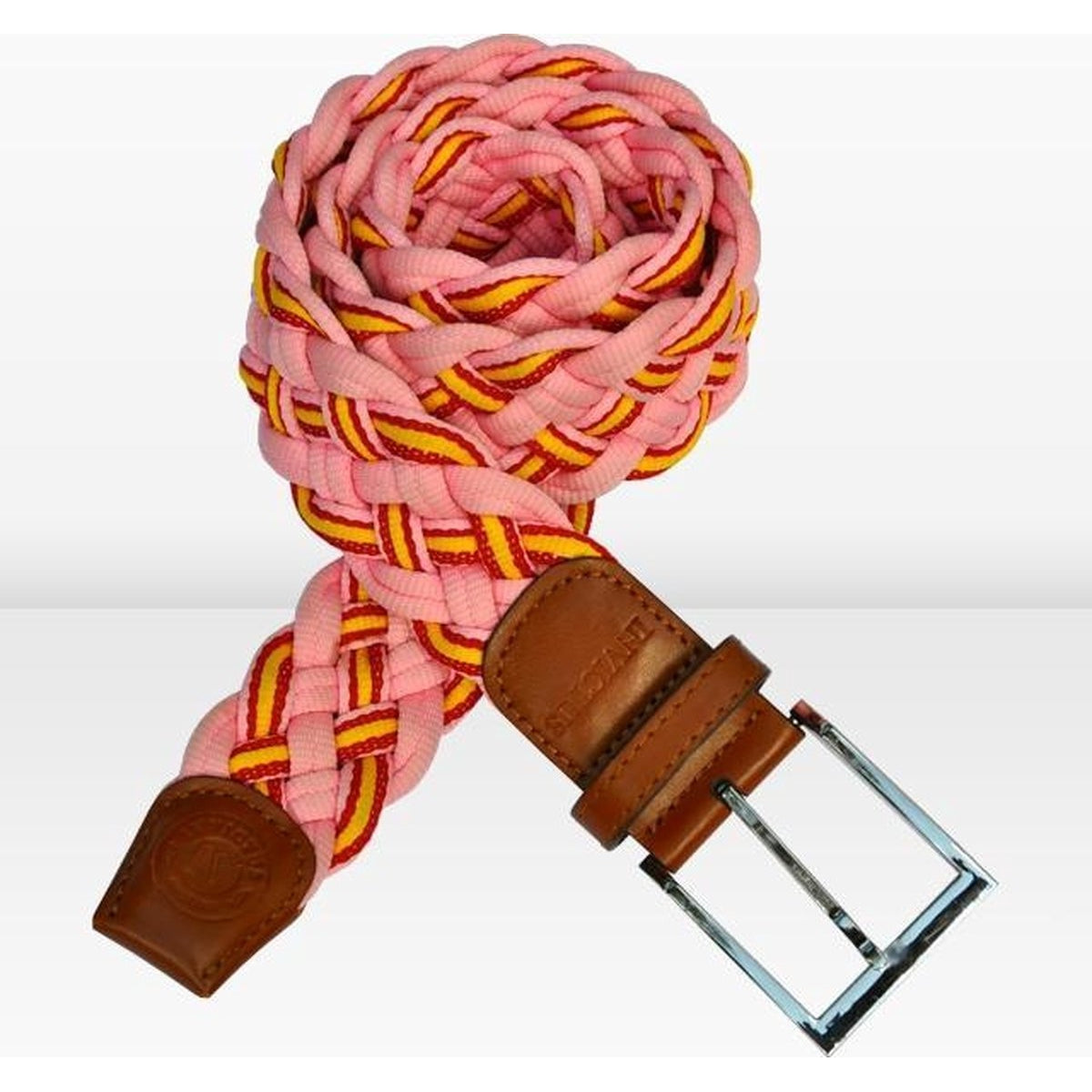 Roze nette gevlochten riem.