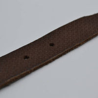 golf gelaserde bruine echt lederen riem