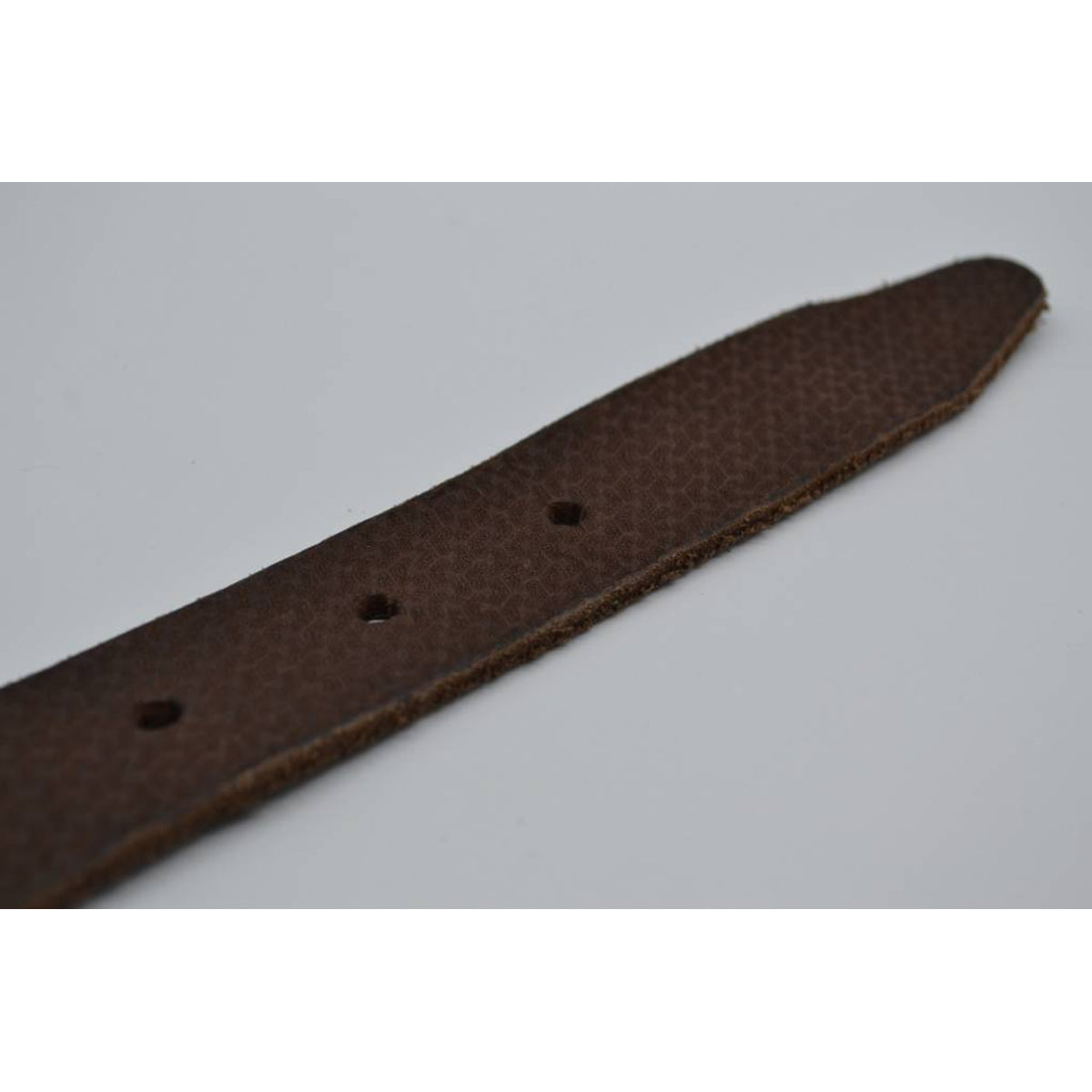 golf gelaserde bruine echt lederen riem