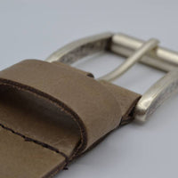 4,5cm echt lederen casual taupe riem.