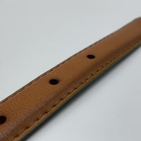 Nette cognac 2cm brede damesriem