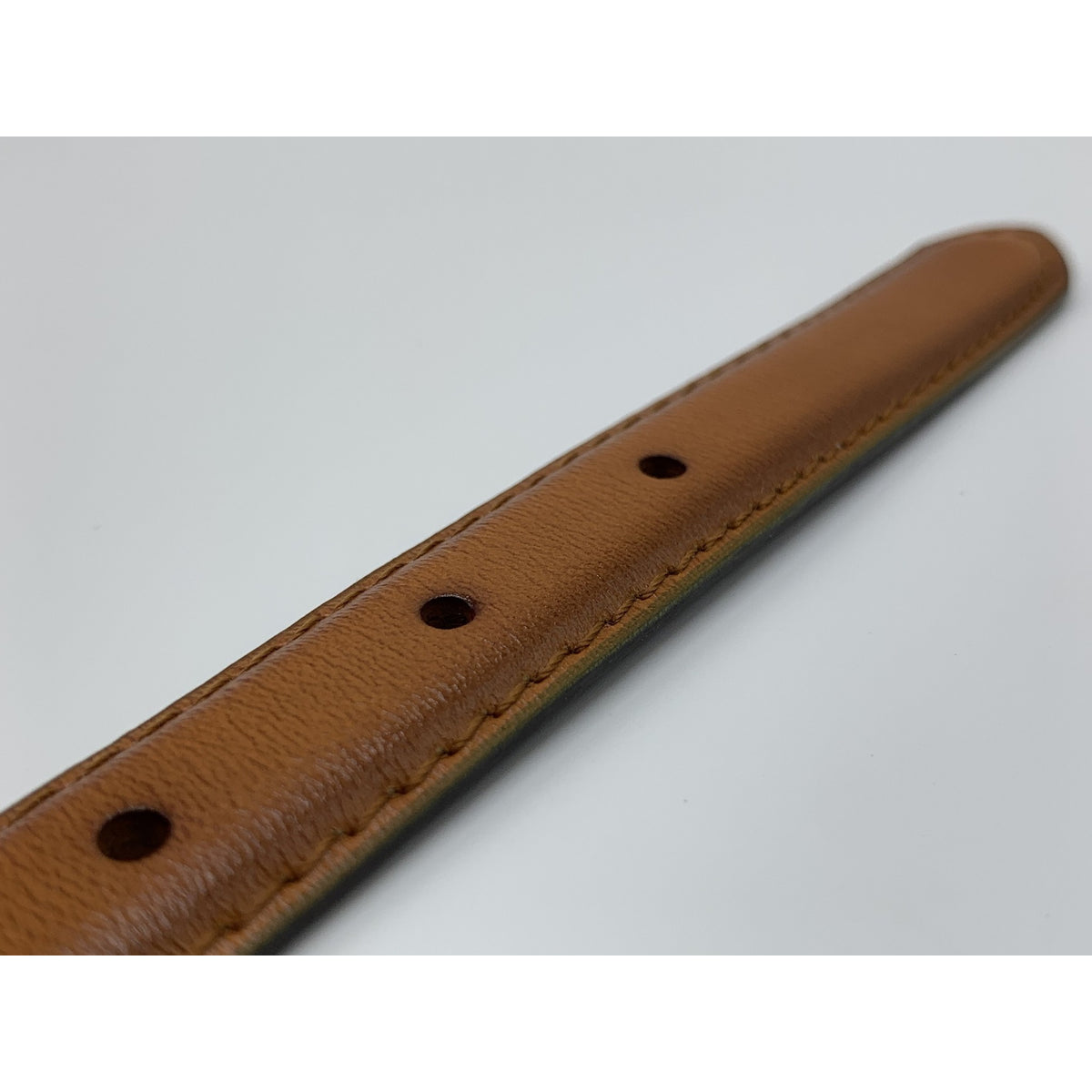 Nette cognac 2cm brede damesriem