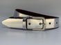 Zilver kleurige riem van 3cm breed