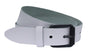 split lederen witte casual riem