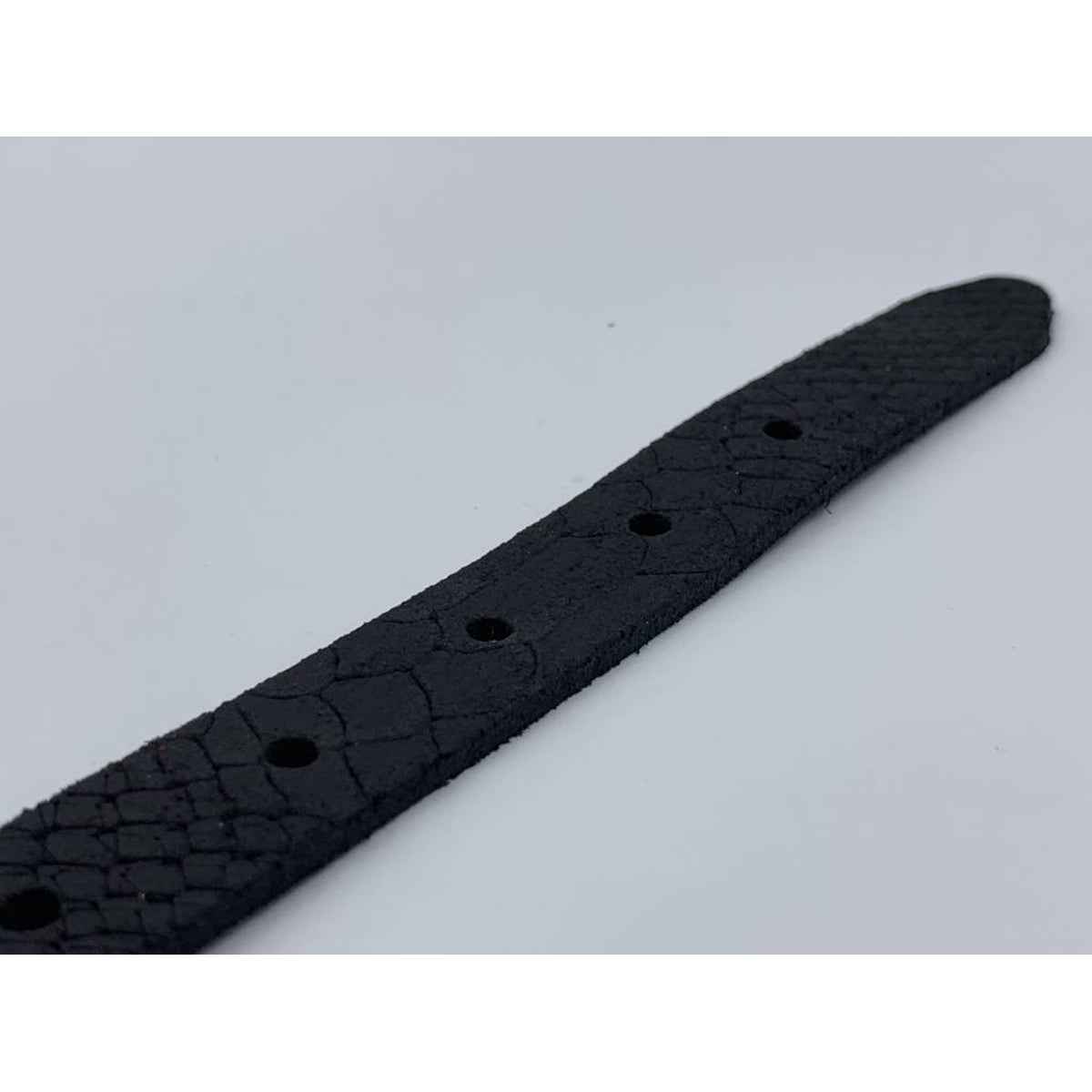 2cm brede damesriem met zwarte slangenprint