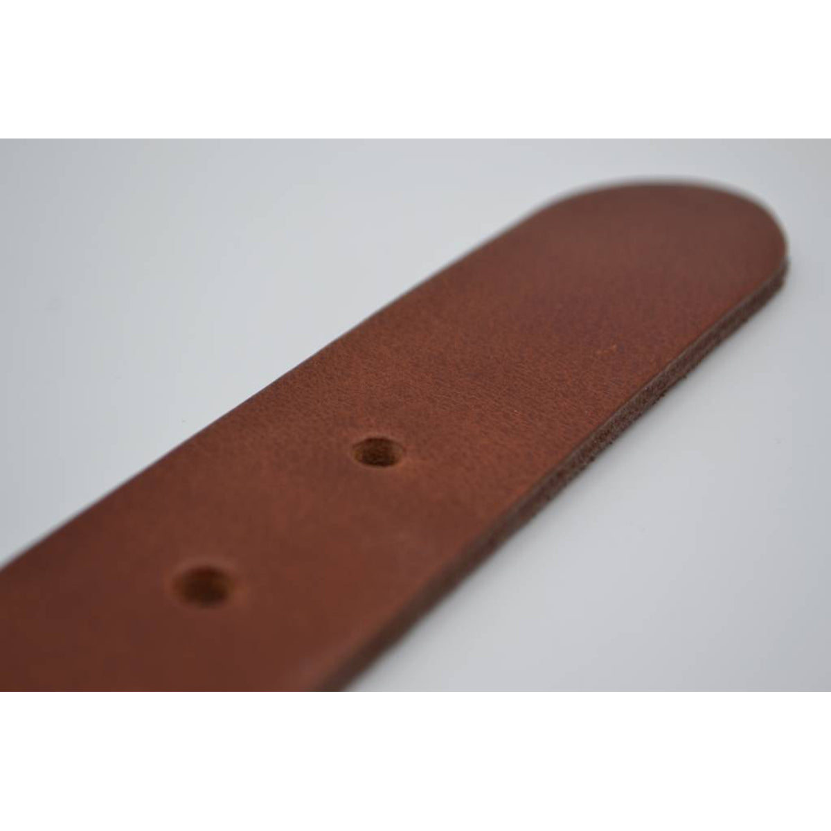 Nette cognac riem met gouden gesp 