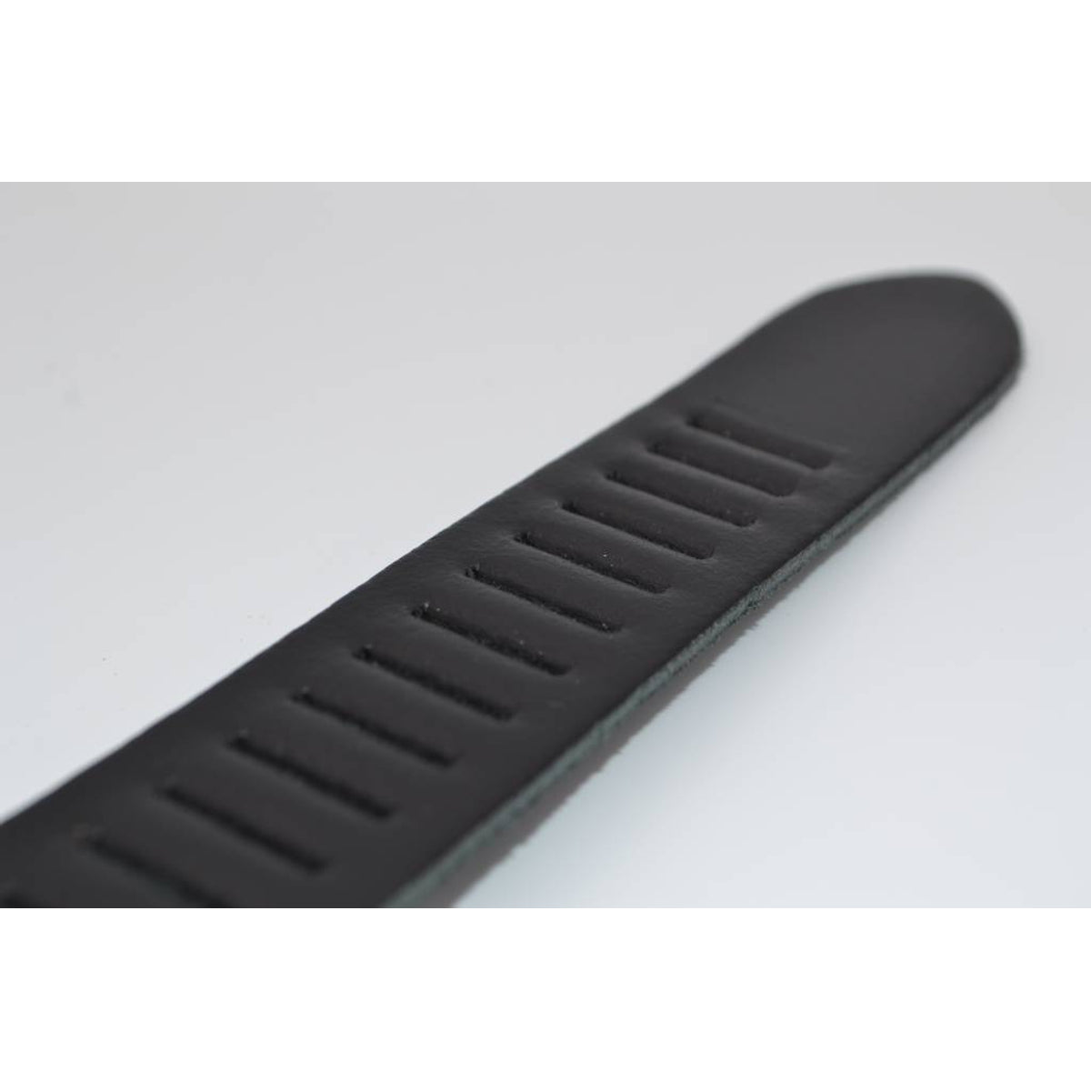 split lederen 30mm zwarte casual perforatie riem 
