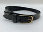 Zwarte riem met gouden gesp