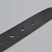 Grijze italiaans volnerf lederen casual riem 
