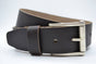 4,5cm echt lederen casual donker bruine riem.
