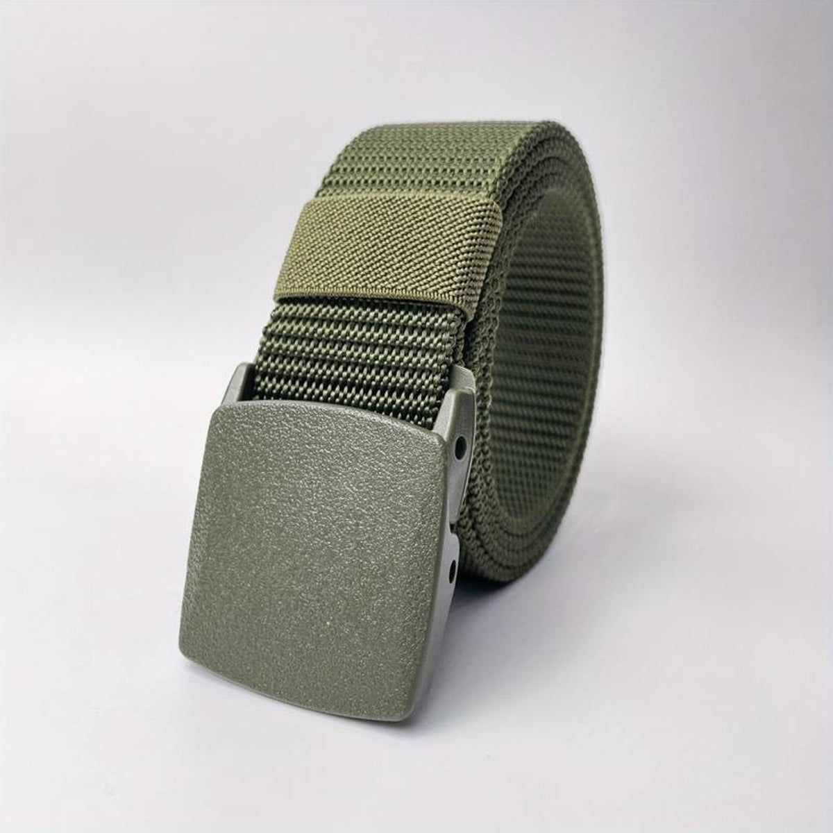 Groene metaalvrije koppelriem van Nylon.