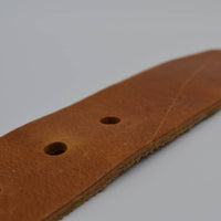4,5cm cognac studriem van Italiaans volnerf leer