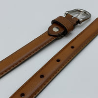 Nette cognac 2cm brede damesriem