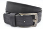 Stoere zwarte riem met gave details