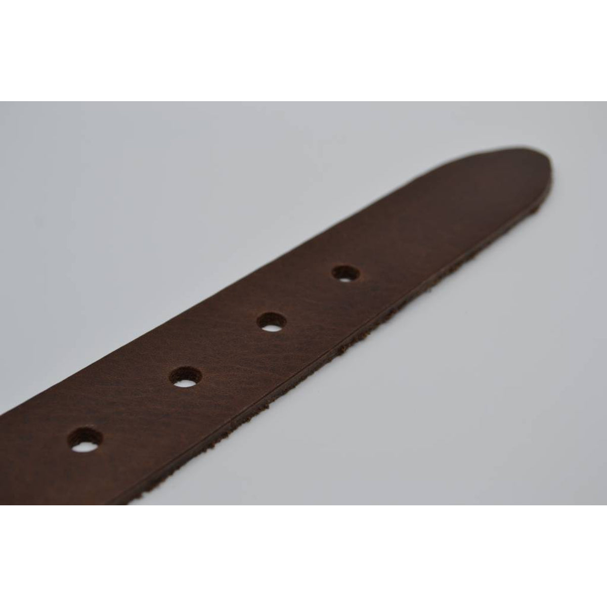 Bruine italiaans volnerf lederen casual riem   