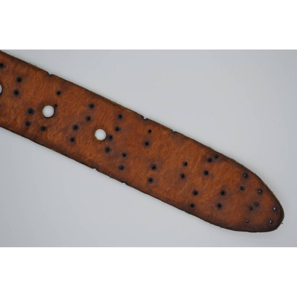 Stoere cognac echt lederen riem