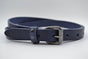 blauwe 20mm brede riem met studs op de lus