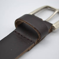 split lederen bruine dames/heren riem