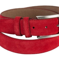 Rode suede 35mm brede riem.
