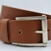 4,5cm echt lederen casual cognac riem.