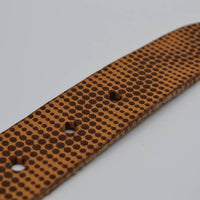 Galaxy gelaserde cognac echt lederen riem