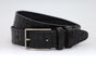 3,5cm luxe Kroko print zwarte leren riem