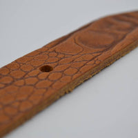 3cm cognac italiaans volnerf lederen casual riem