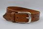 3cm cognac italiaans volnerf lederen casual riem