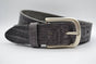 4cm croco grijs italiaans volnerf lederen casual riem