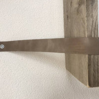 Leren Plankdragers taupe