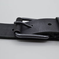 split lederen 40mm antracite casual riem