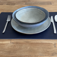 Echt lederen placemats