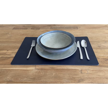 Echt lederen placemats