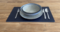 Echt lederen placemats