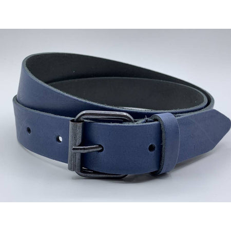 Blauwe stoere kinderriem