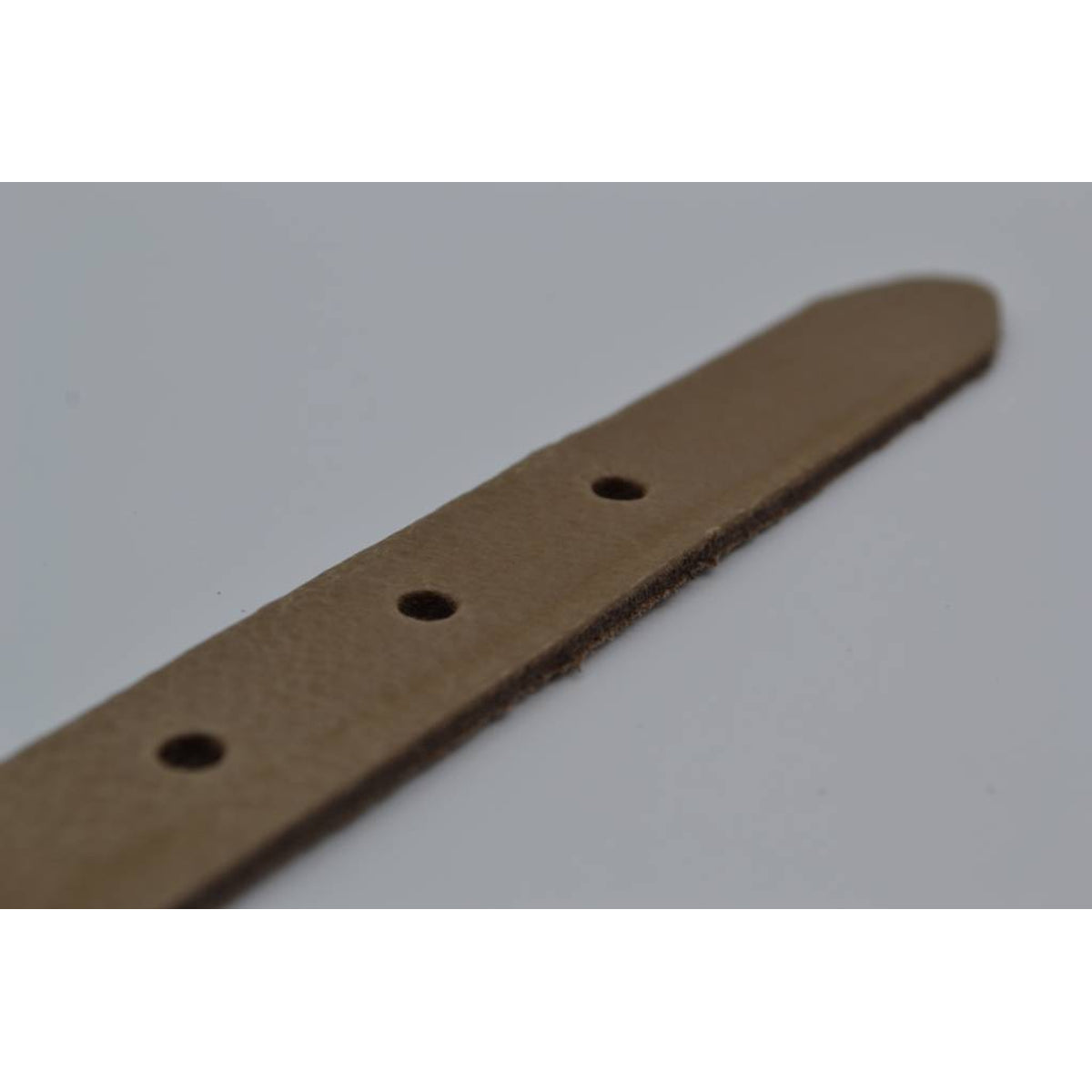 taupe 20mm brede riem met dubbele lus