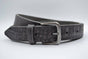 3cm grijze italiaans volnerf lederen casual riem