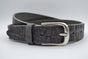 3cm grijze italiaans volnerf lederen casual riem