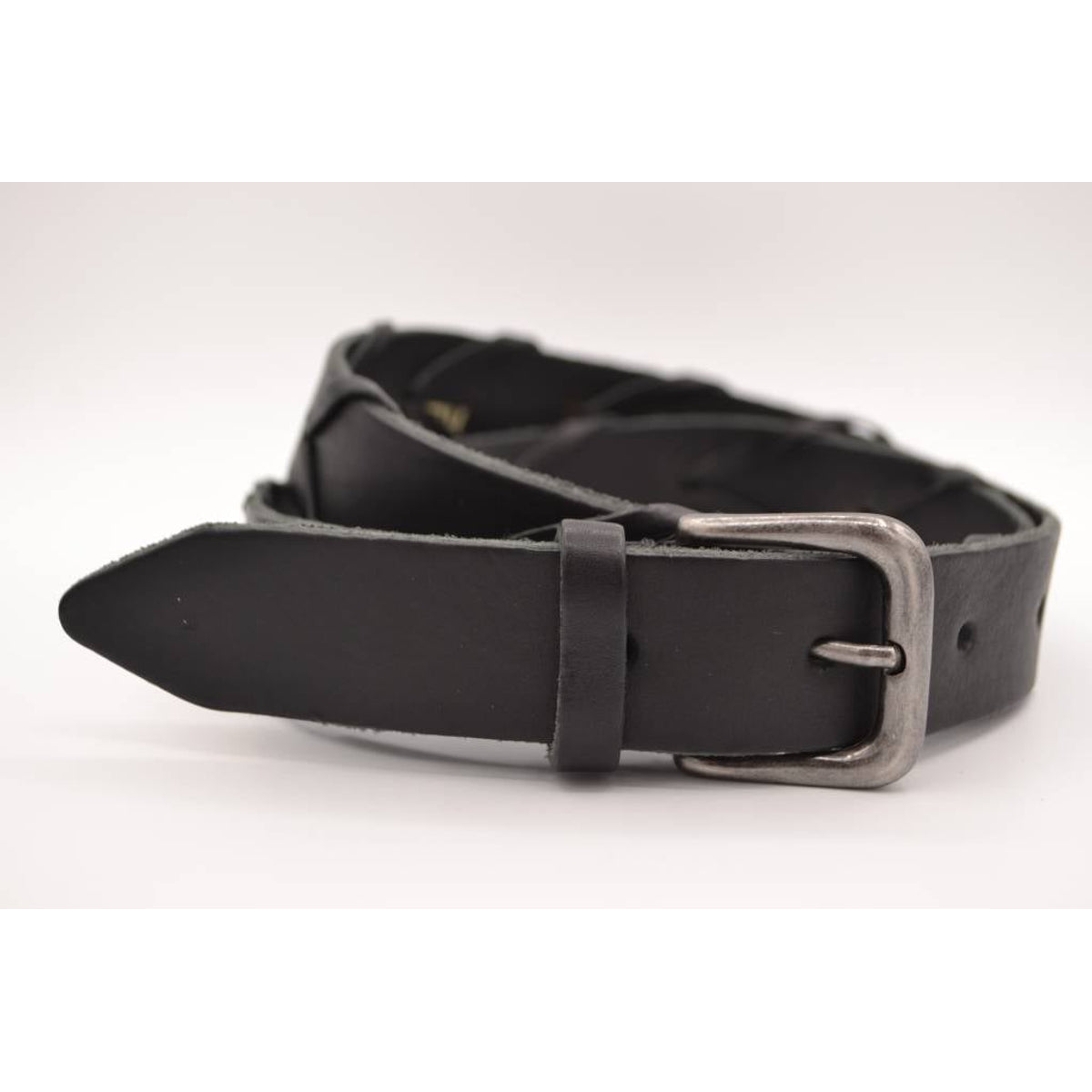 Zwarte 3cm brede unieke riem