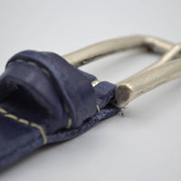 blauwe 20mm brede riem met speelse lus